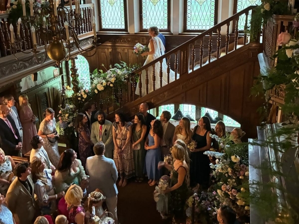 Kaminhalle – Indoor Ceremony & Reception Space